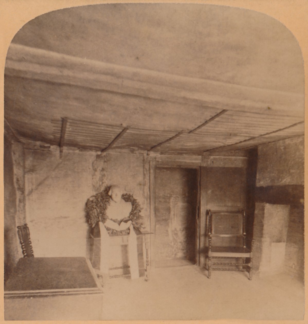 A sala onde Shakespeare nasceu, Stratford-on-Avon, Inglaterra, 1900. de Underwood and Underwood