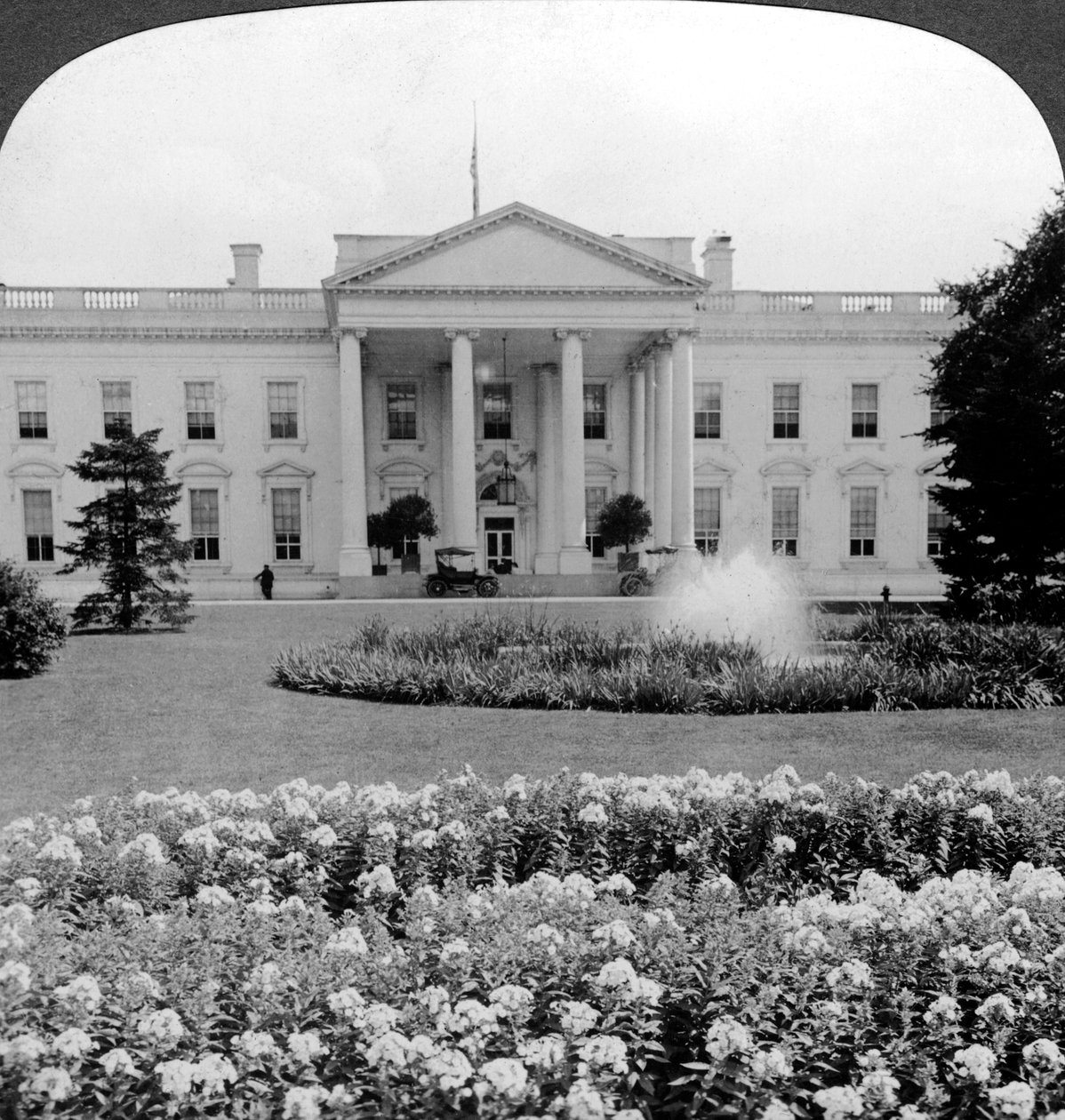 A Casa Branca, Washington DC, EUA. de Underwood and Underwood
