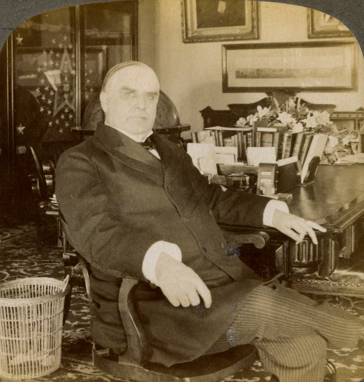 William McKinley, 25º Presidente dos Estados Unidos, 1900 de Underwood and Underwood