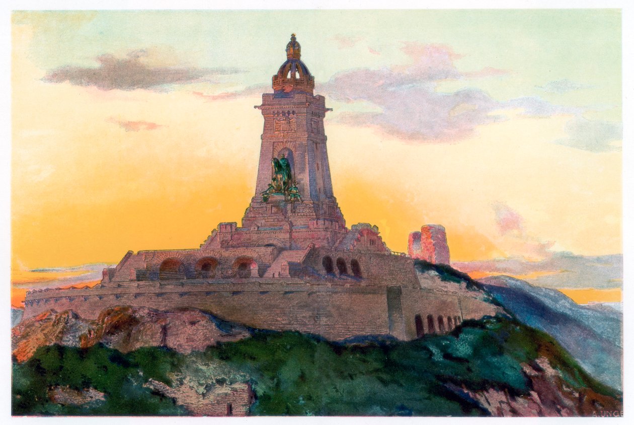 Monumento ao Kaiser Guilherme I, 1897, 1900 de Unger