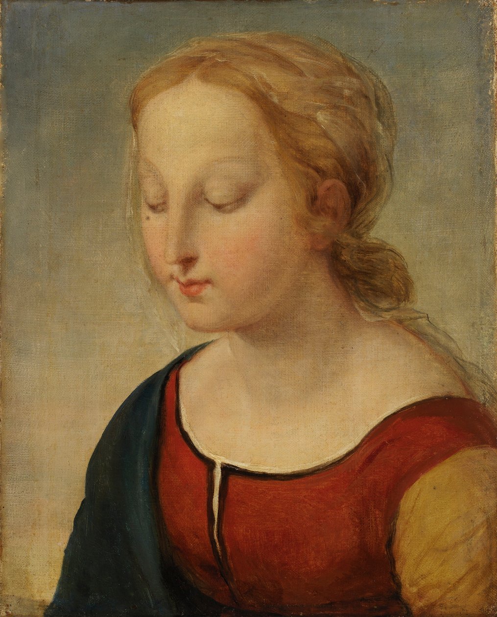 Cabeça da Madona (de la Belle Jardiniere) de Unidentified (European)