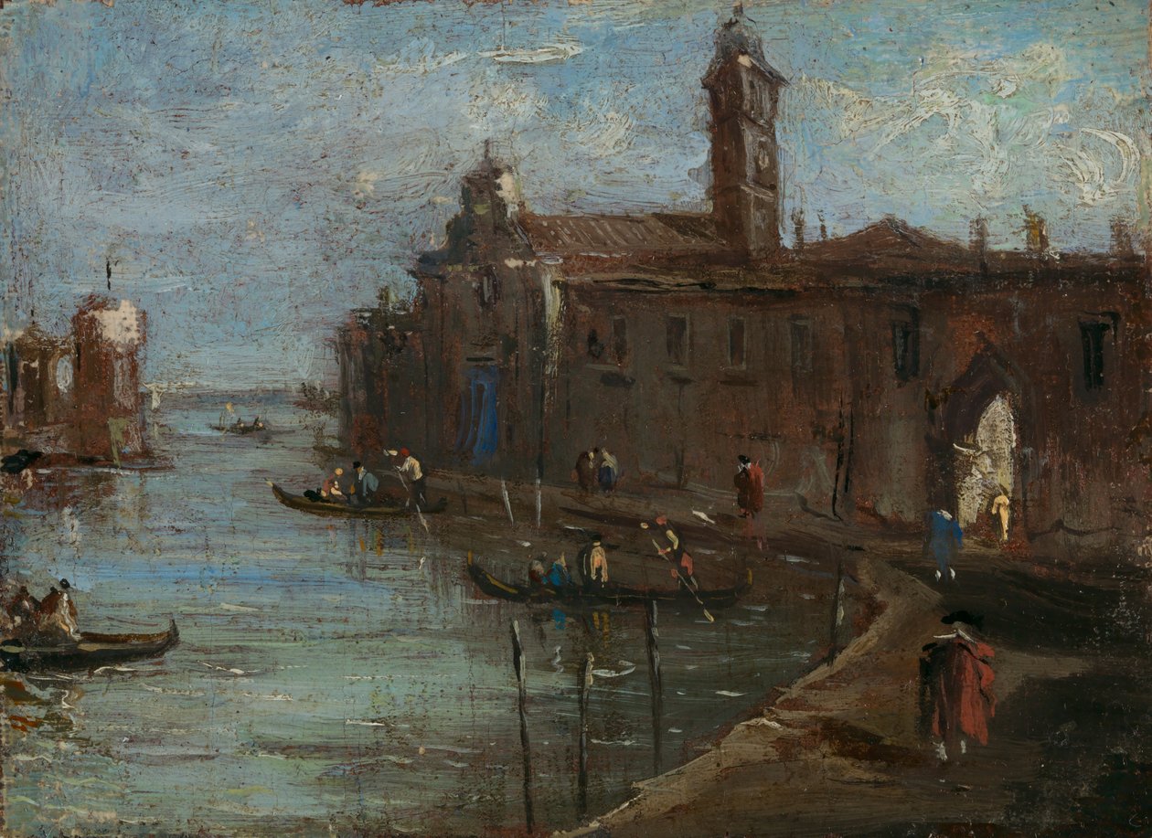Canal em Veneza de Unidentified