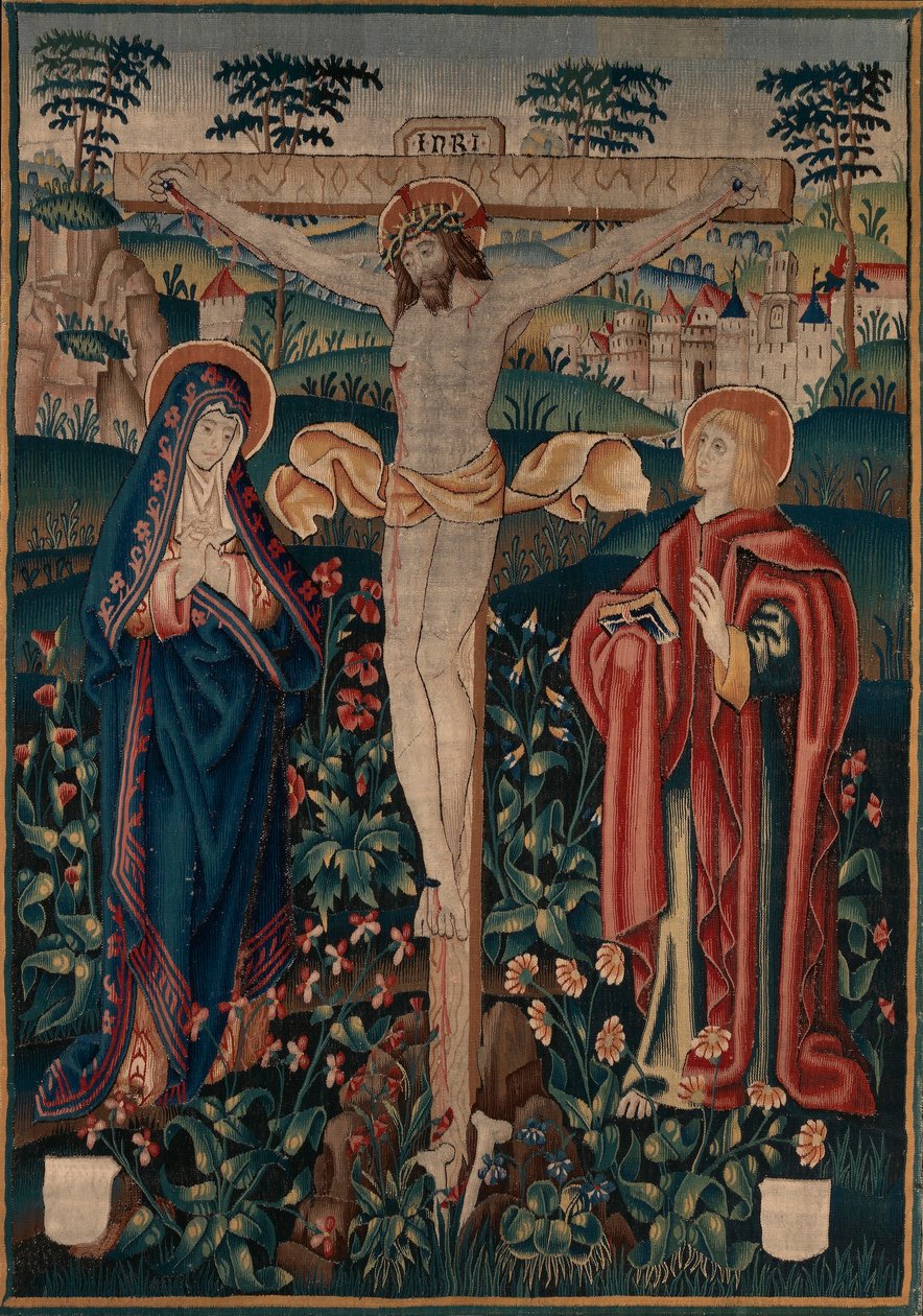 Crucificação com a Virgem e São João de Unidentified