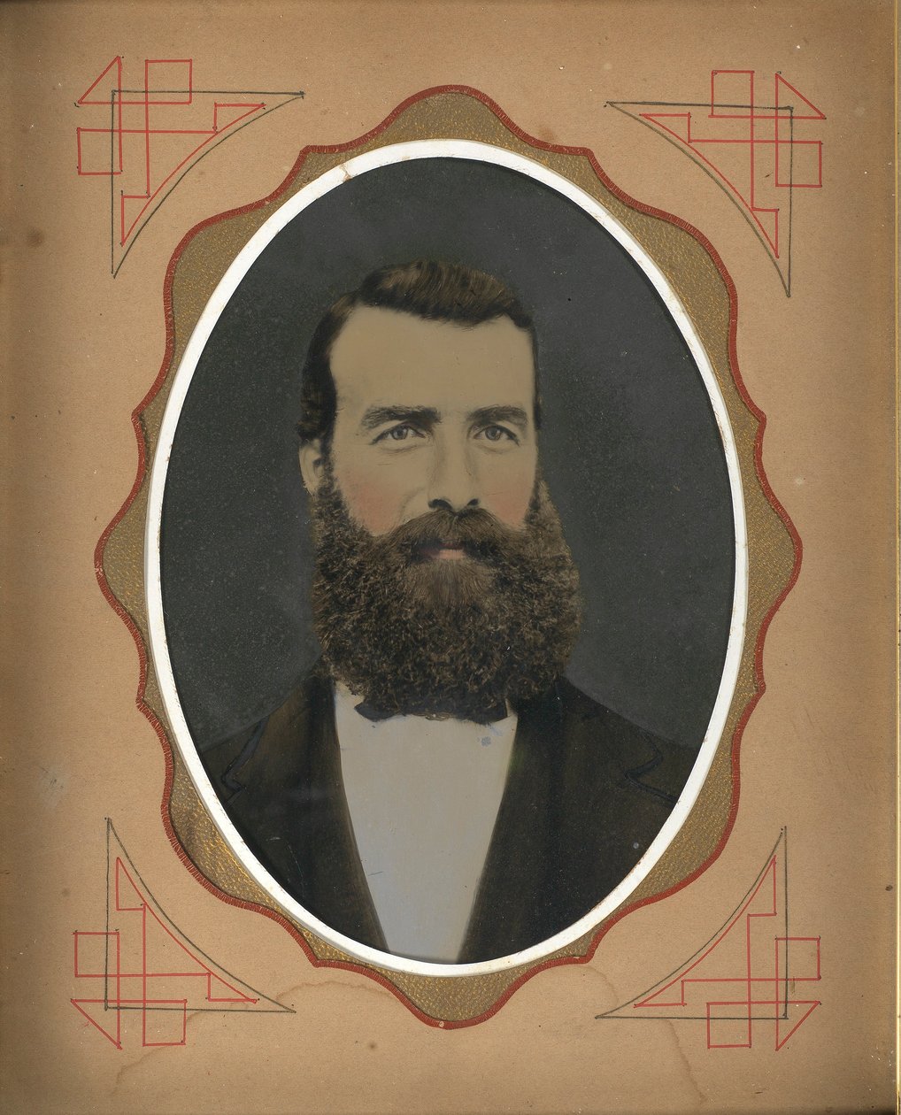 Cavalheiro com barba de Unidentified