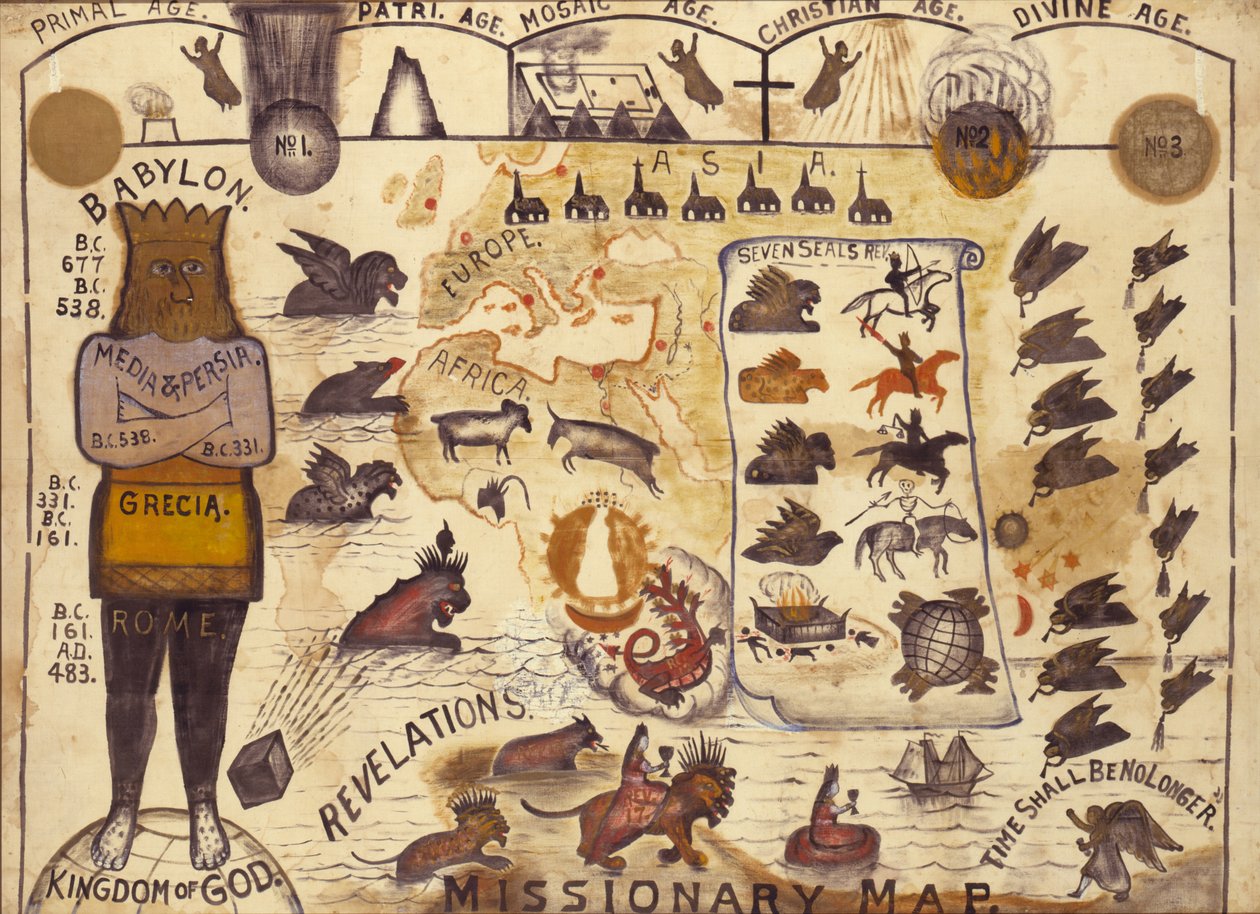 Mapa missionário de Unidentified