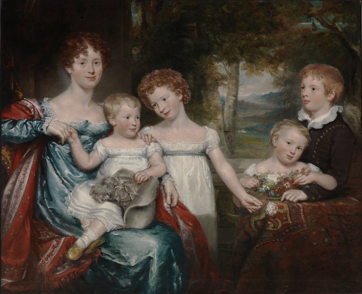 Sra. Hawkins e família de Unidentified