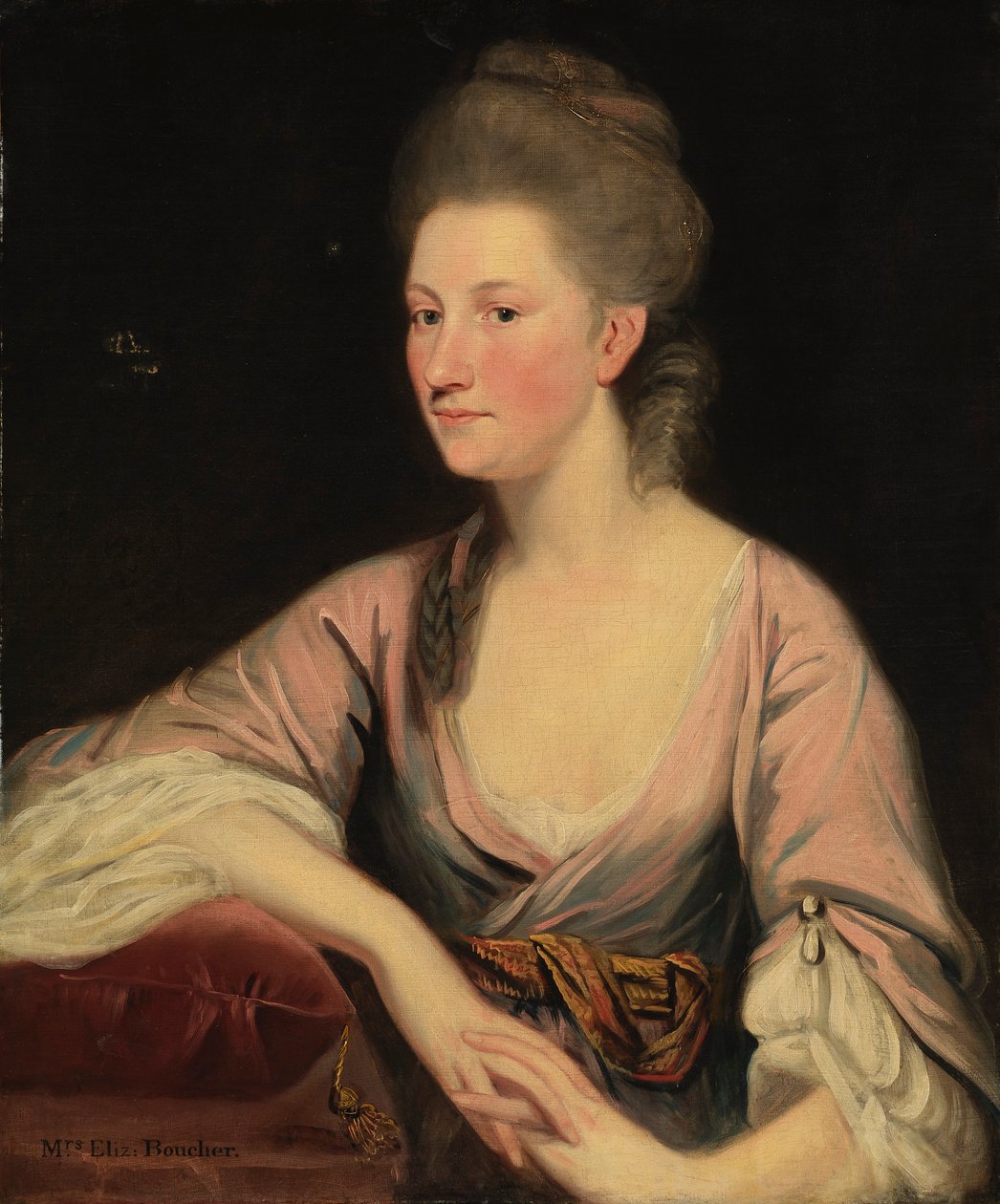 Retrato da Sra. Elizabeth Boucher de Unidentified