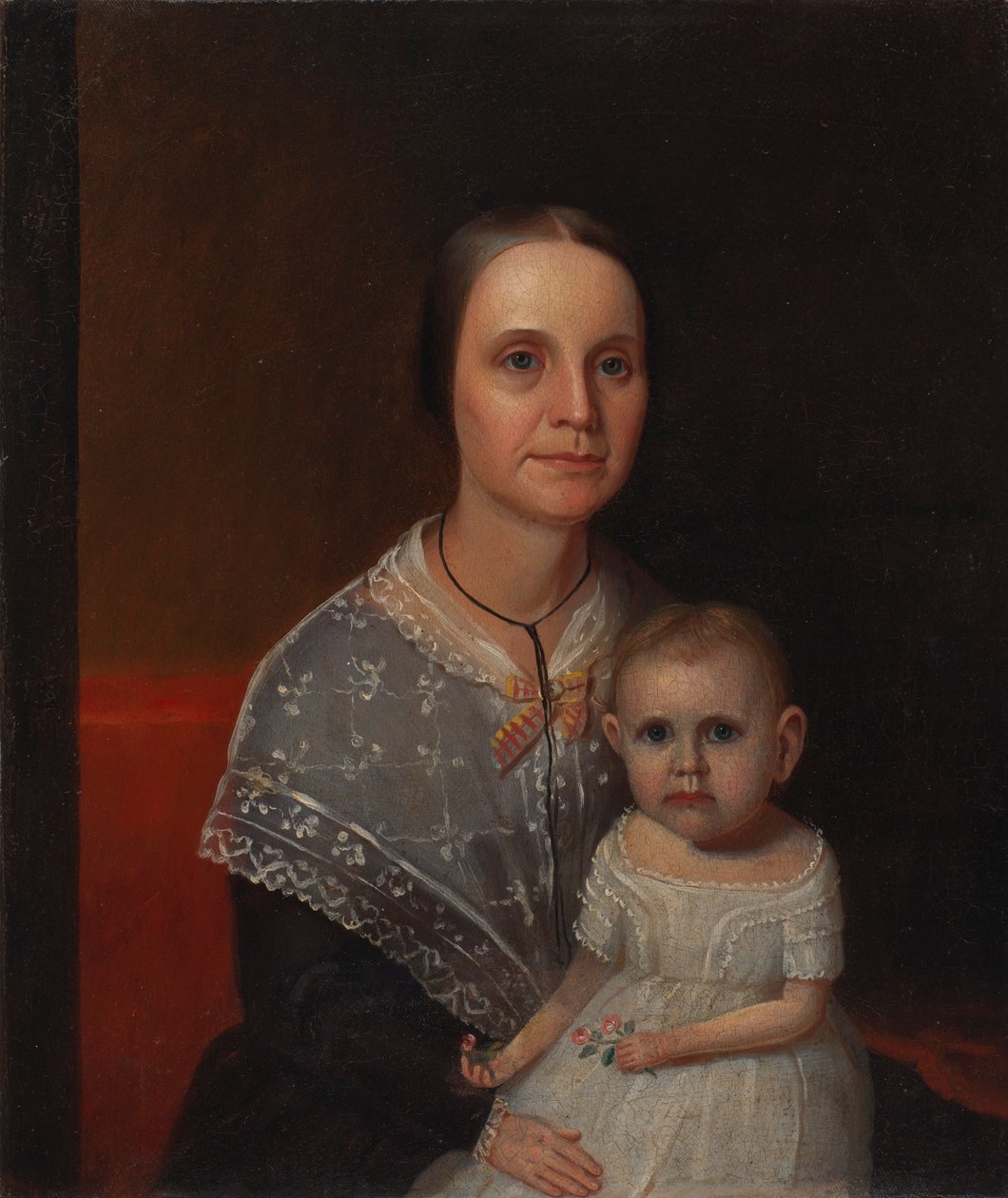 Retrato de uma mãe e de uma criança de Unidentified