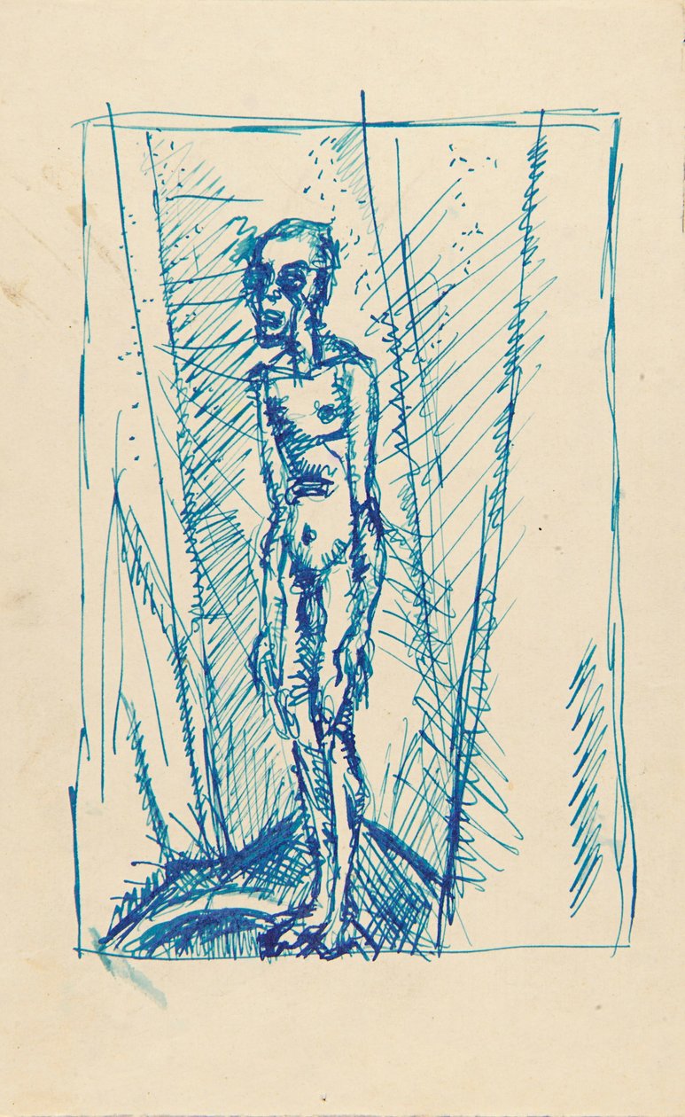 Homem nu em pé de Unidentified
