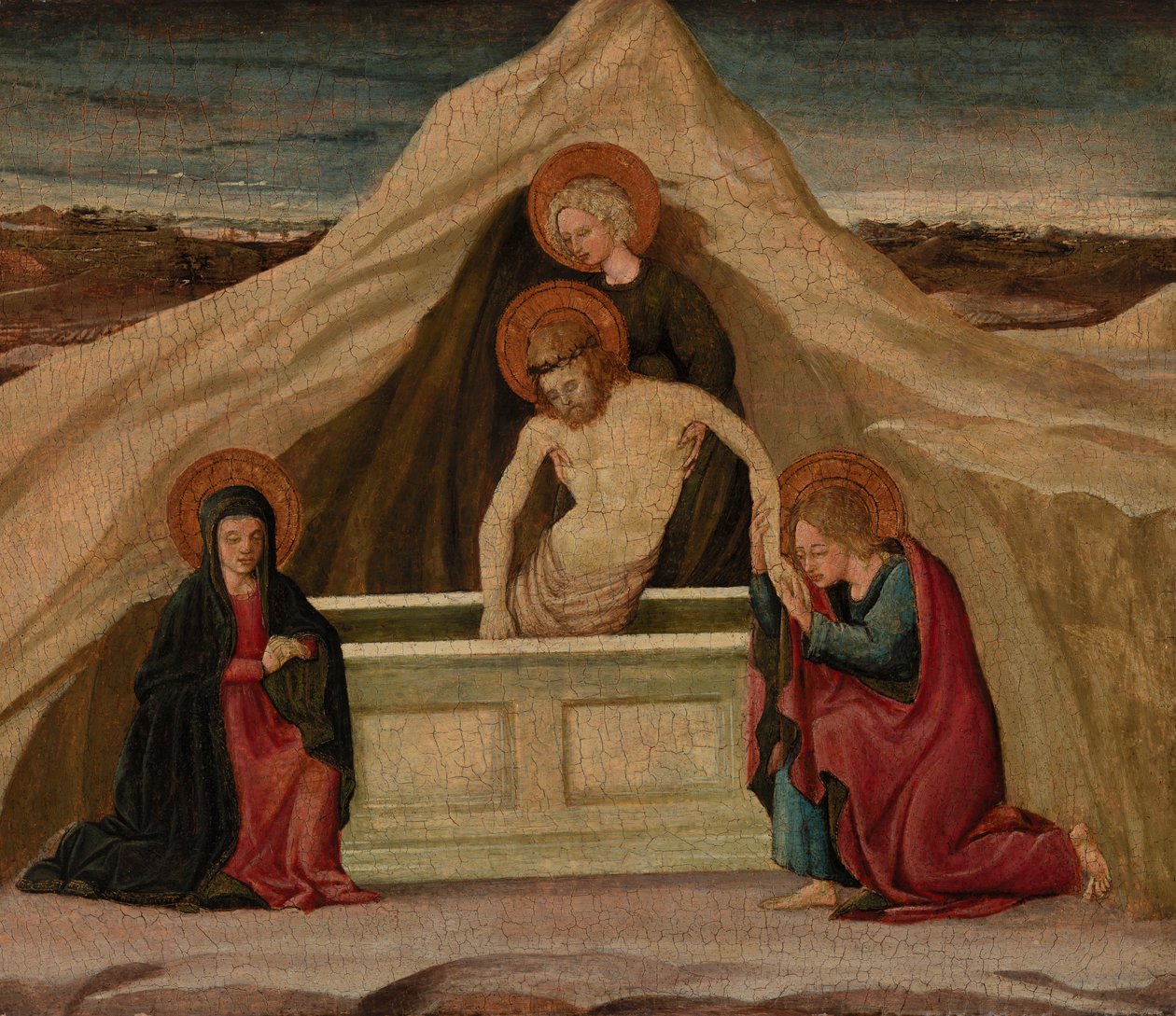 Entombamento de Cristo de Unidentified artist, Domenico Veneziano