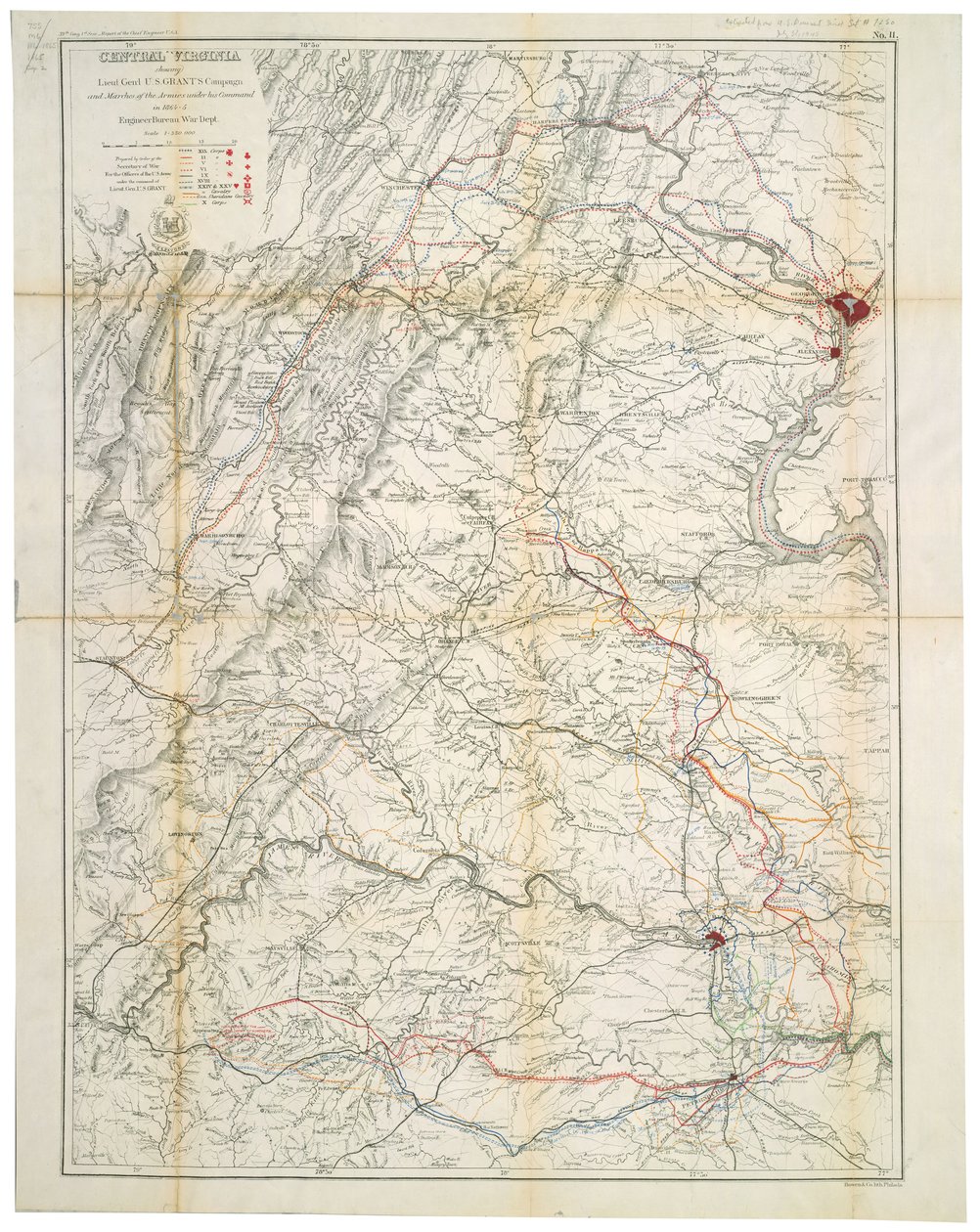 Virgínia Central : mostrando Lieut. Gen