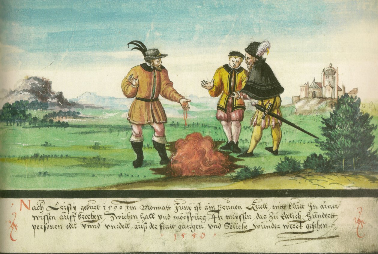 Blutquelle, junho de 1550, entre Halle e Merseburg de Unknown