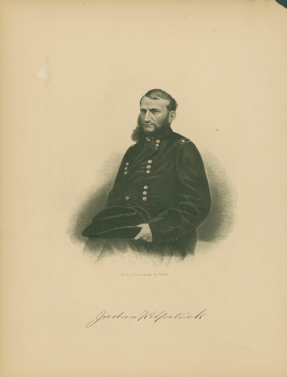 Busto retrato de um homem de uniforme de Unknown