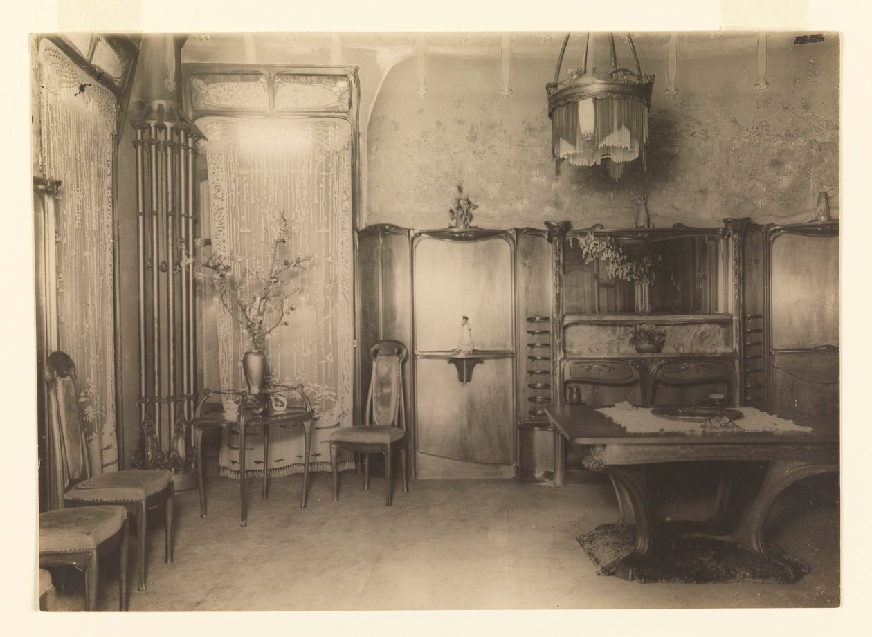 Sala de jantar, Guimard Hotel, Mozart Street de Unknown