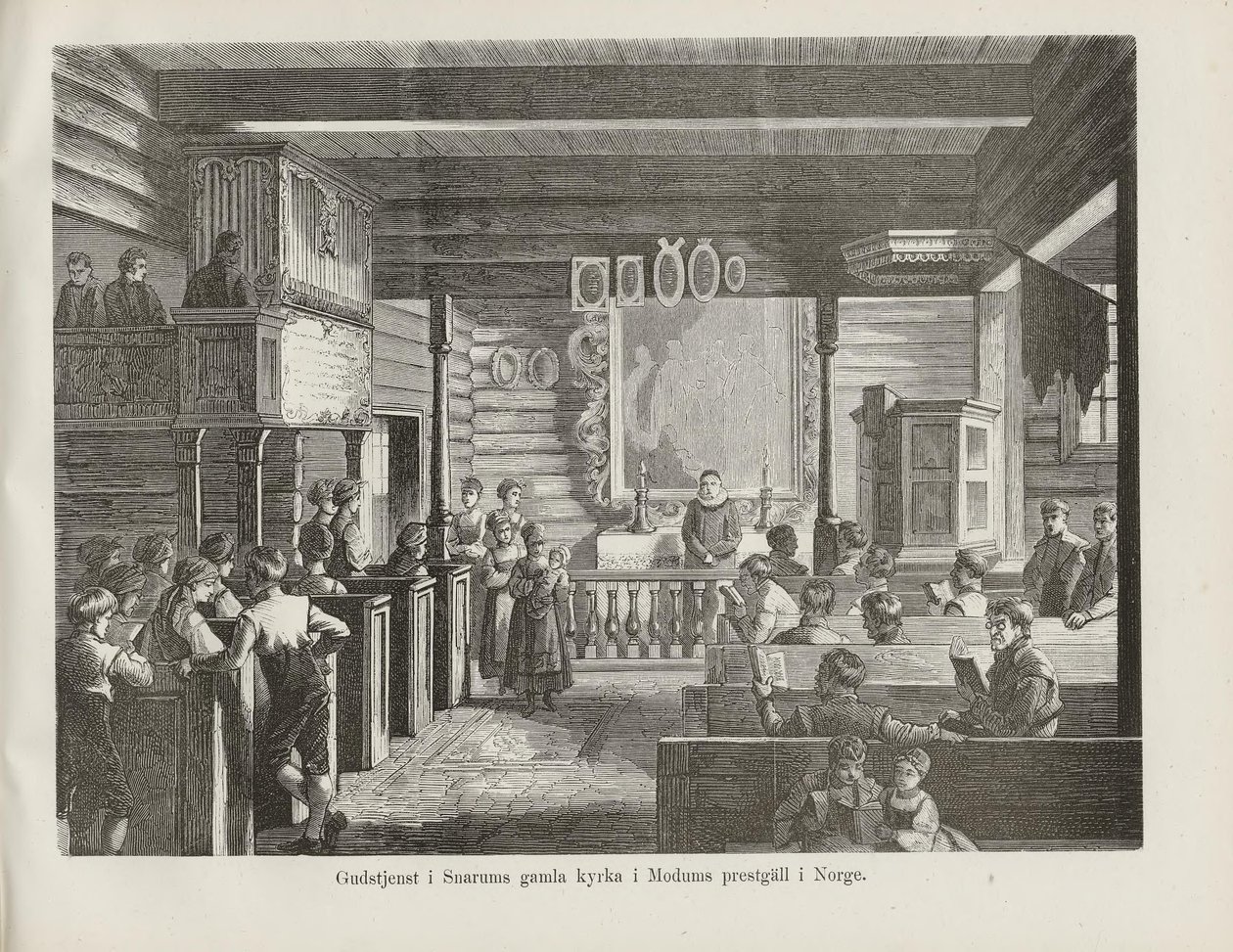 Ilustração tirada do livro Nordiska taflor de autor desconhecido e publicada por Albert Bonnier de Unknown