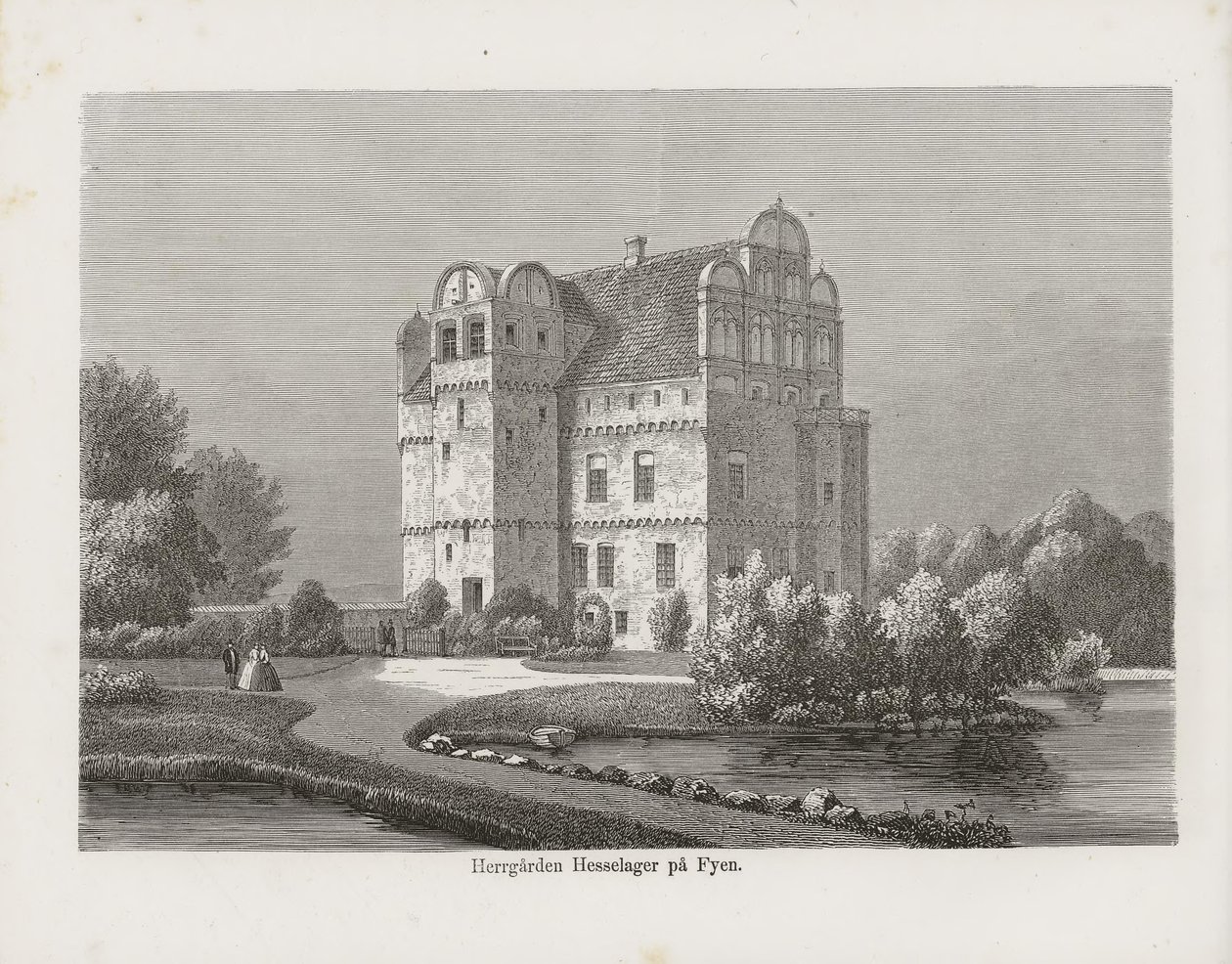 Ilustração tirada do livro Nordiska taflor de autor desconhecido e publicada por Albert Bonnier (ver, 1867) de Unknown