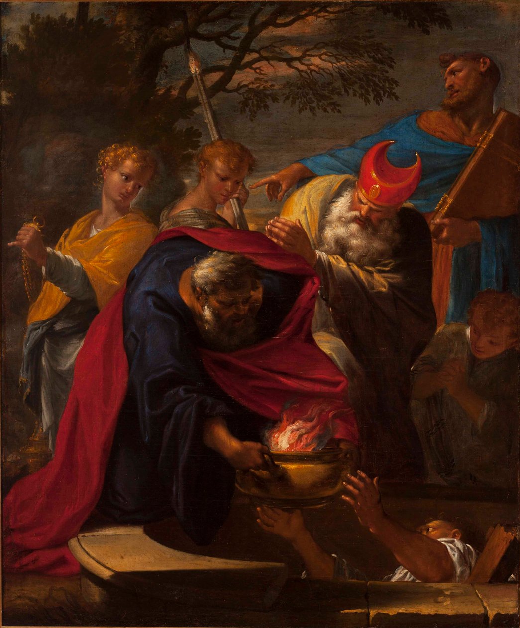 Jeremias comanda um fogo sagrado escondido de Unknown