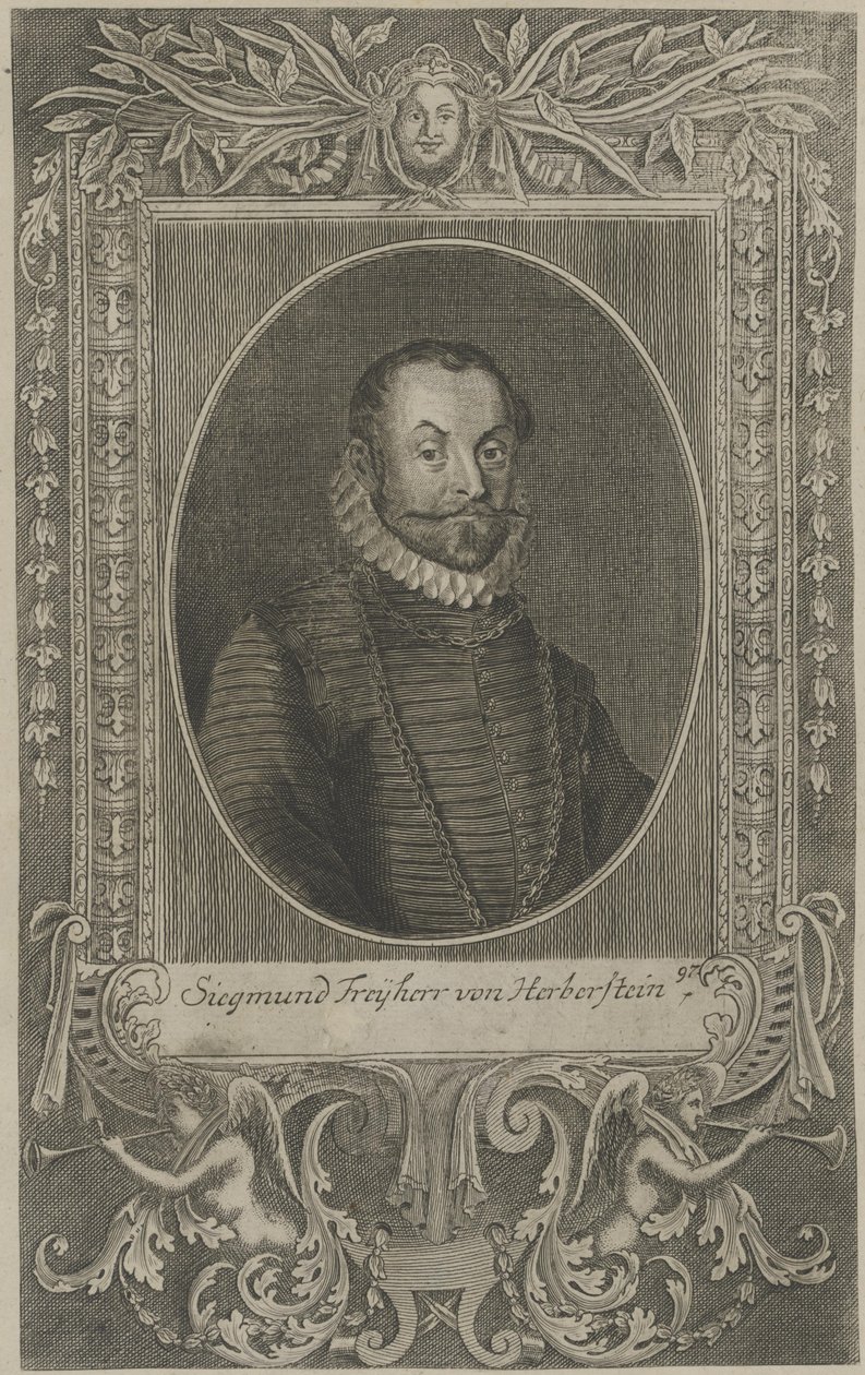 Retrato de Žiga Herberstein de Unknown