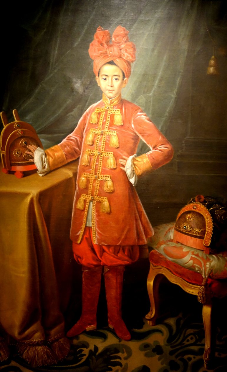 Príncipe Cahn do Vietnã na corte francesa de Luís XVI, em 1787 de Unknown