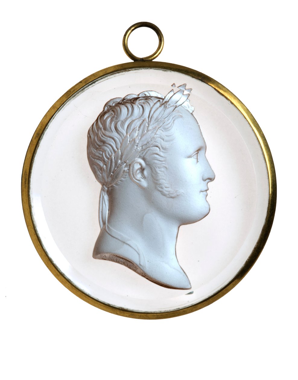 Alexandre I da Rússia, Paz de Paris, c.1814 (vidro, cerâmica e ouro) de Unbekannt Unbekannt