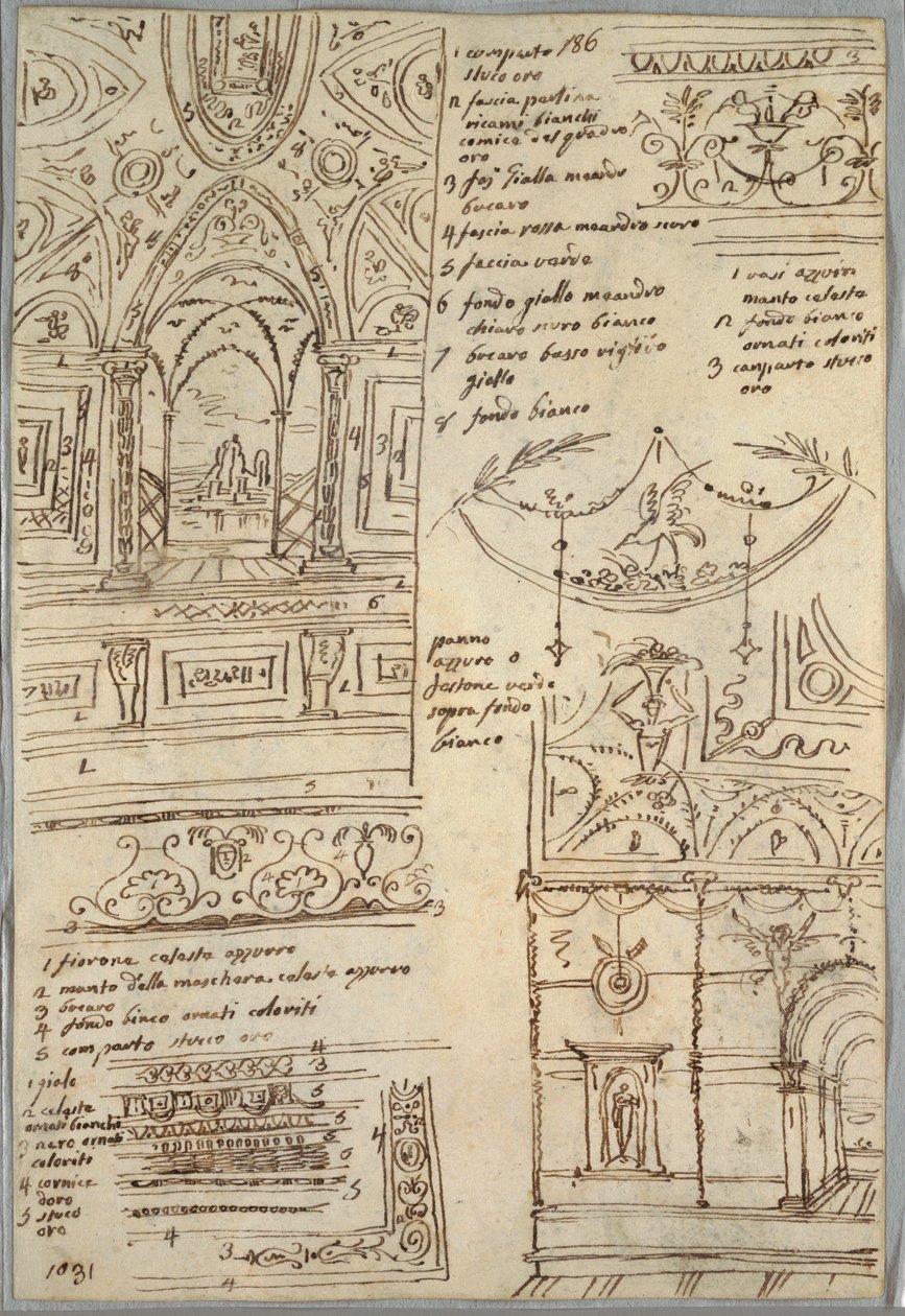 Estudos Decorativos de Unknown