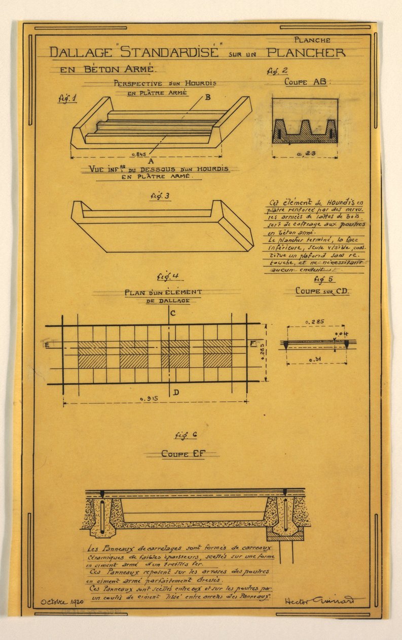 Design para uma Casa de Massa Operacional Desenhado por Hector Guimard de Unknown