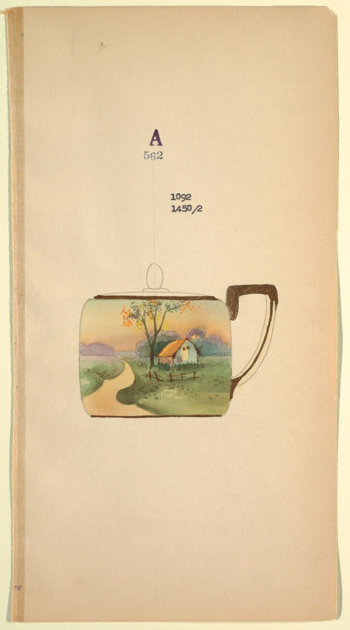 Design para uma xícara de chá de Unknown