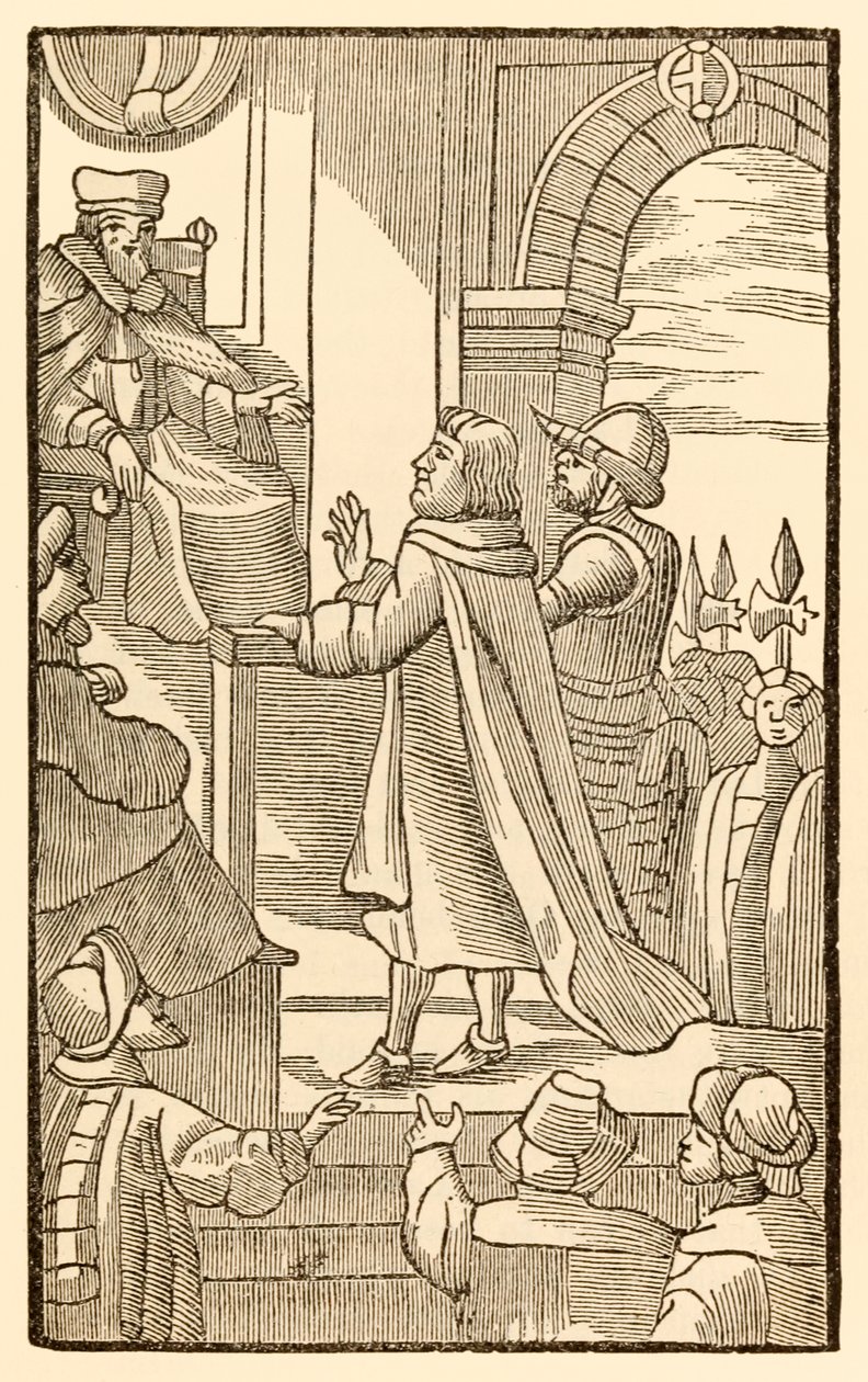 "Agora, fiéis, joguem o homem, falem pelo teu Deus", do "progresso do peregrino deste mundo até o que está para vir" por John Bunyan de Unknown