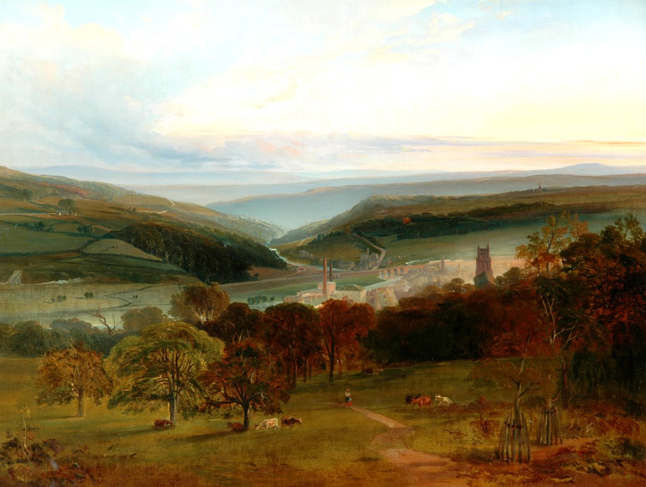 Sowerby Bridge De Pye Nest, 1840 de Unknown
