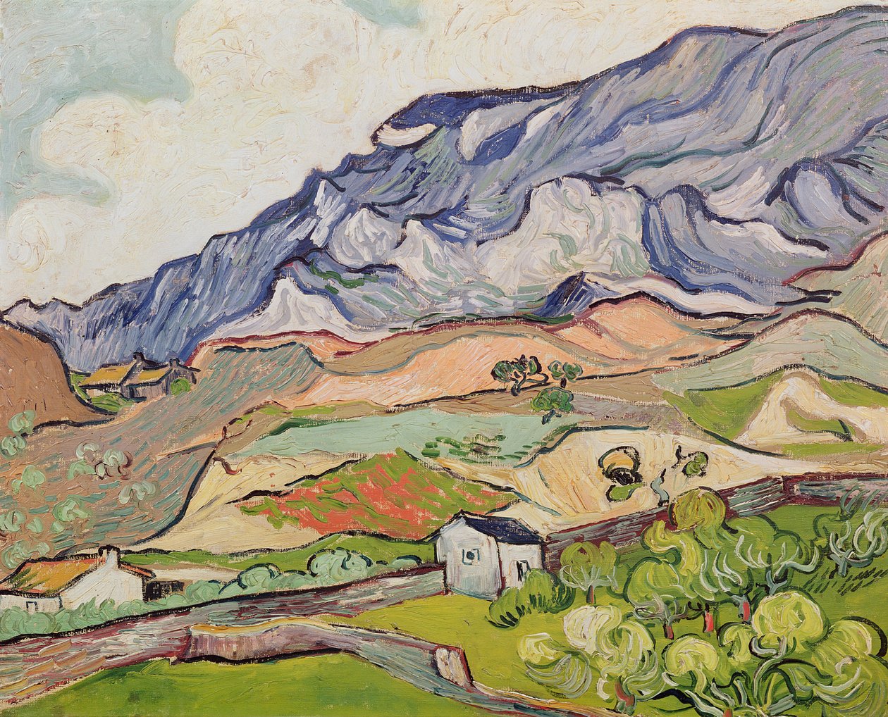 Os Alpilles, 1890 de Unbekannt Unbekannt