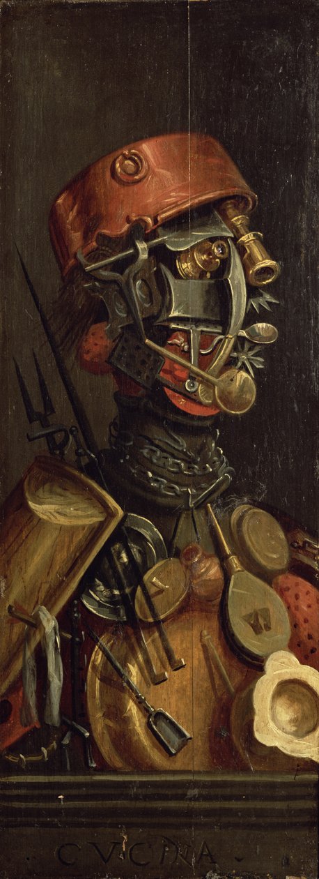 O cozinheiro, depois de Arcimboldo de Unbekannt Unbekannt