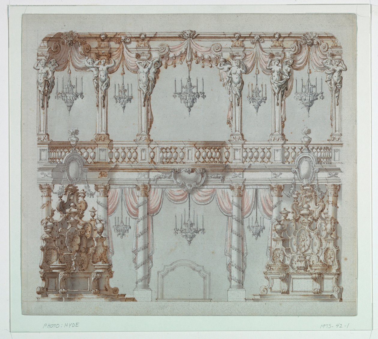 Design de teatro para uma sala de jantar de Unknown
