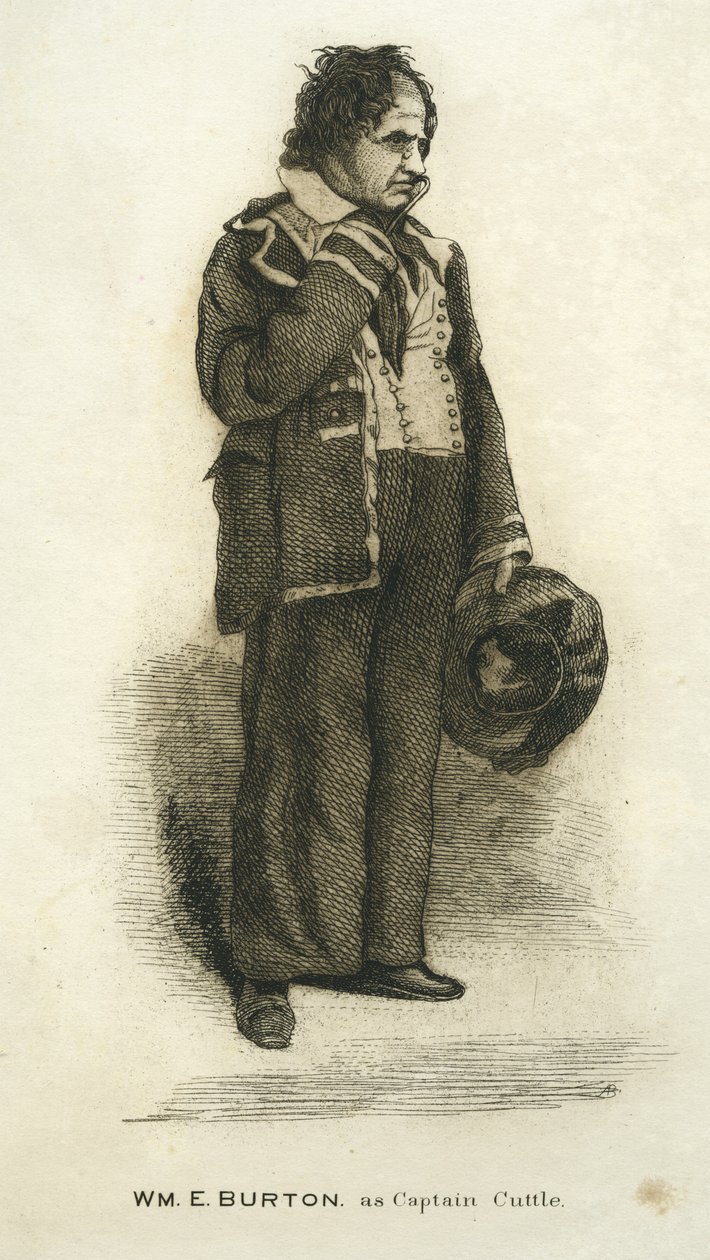 WM. E. Burton como capitão Cuttle de Unbekannt Unbekannt