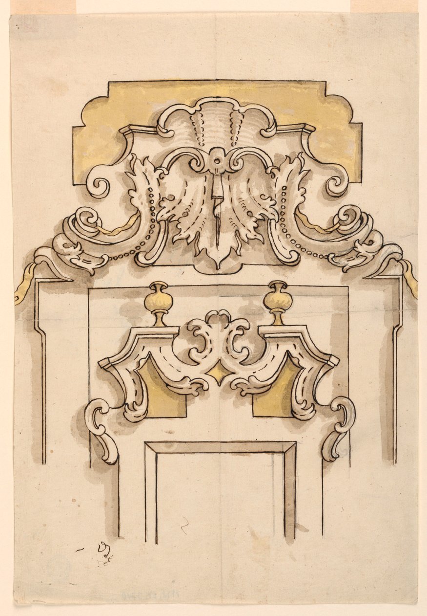Desenho (França e Itália), 1725-1750 de Unknown