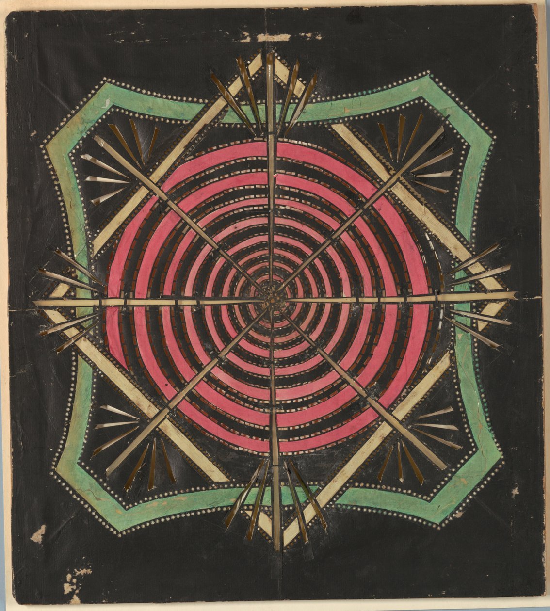 Lantern Slide, Swirling Pattern, ca. 1780 de Unknown