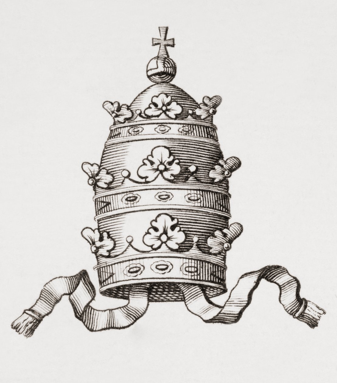 Papel Tiara, or Triregnum  de Unbekannt Unbekannt
