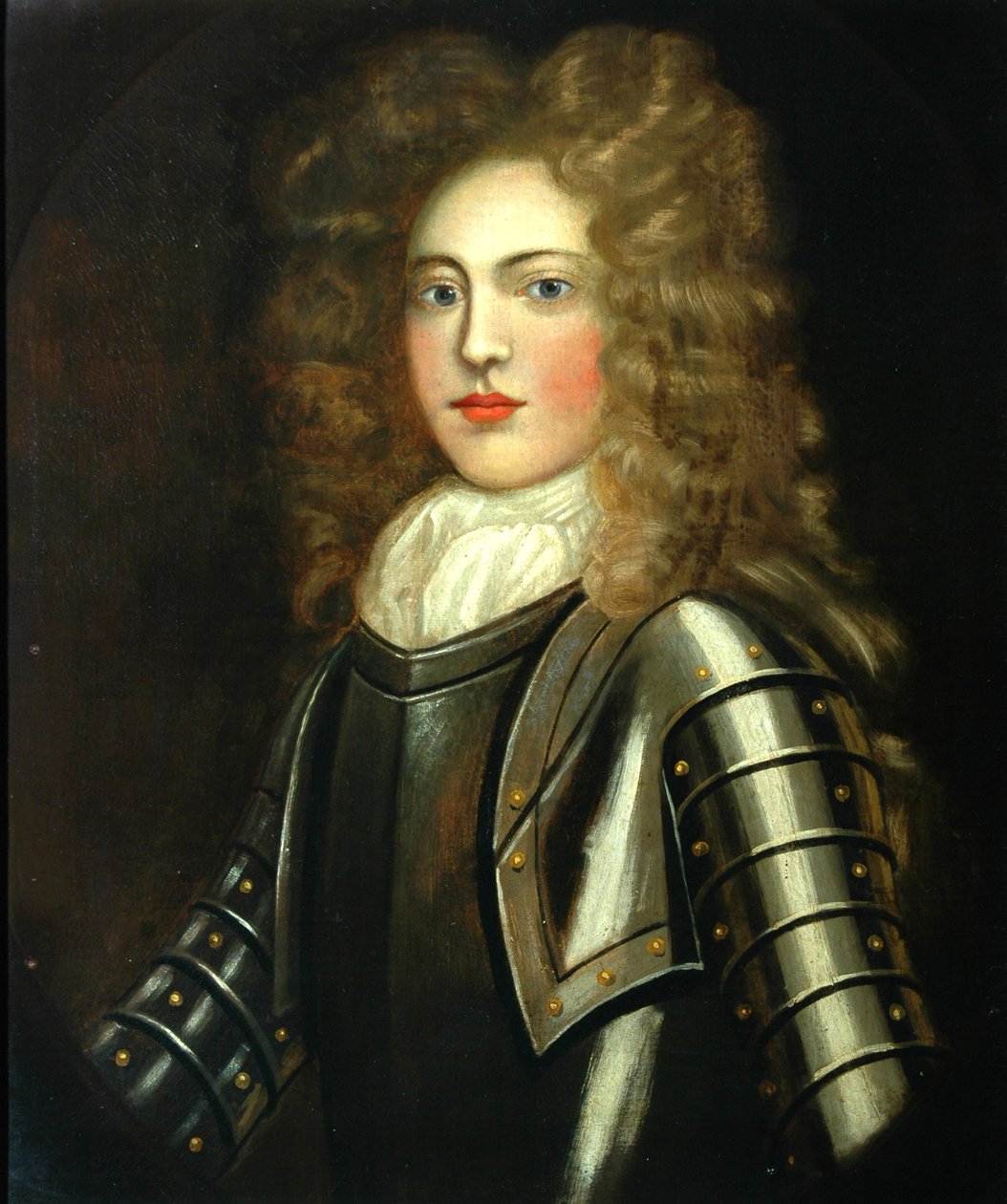 Retrato de um jovem em armadura de Unknown