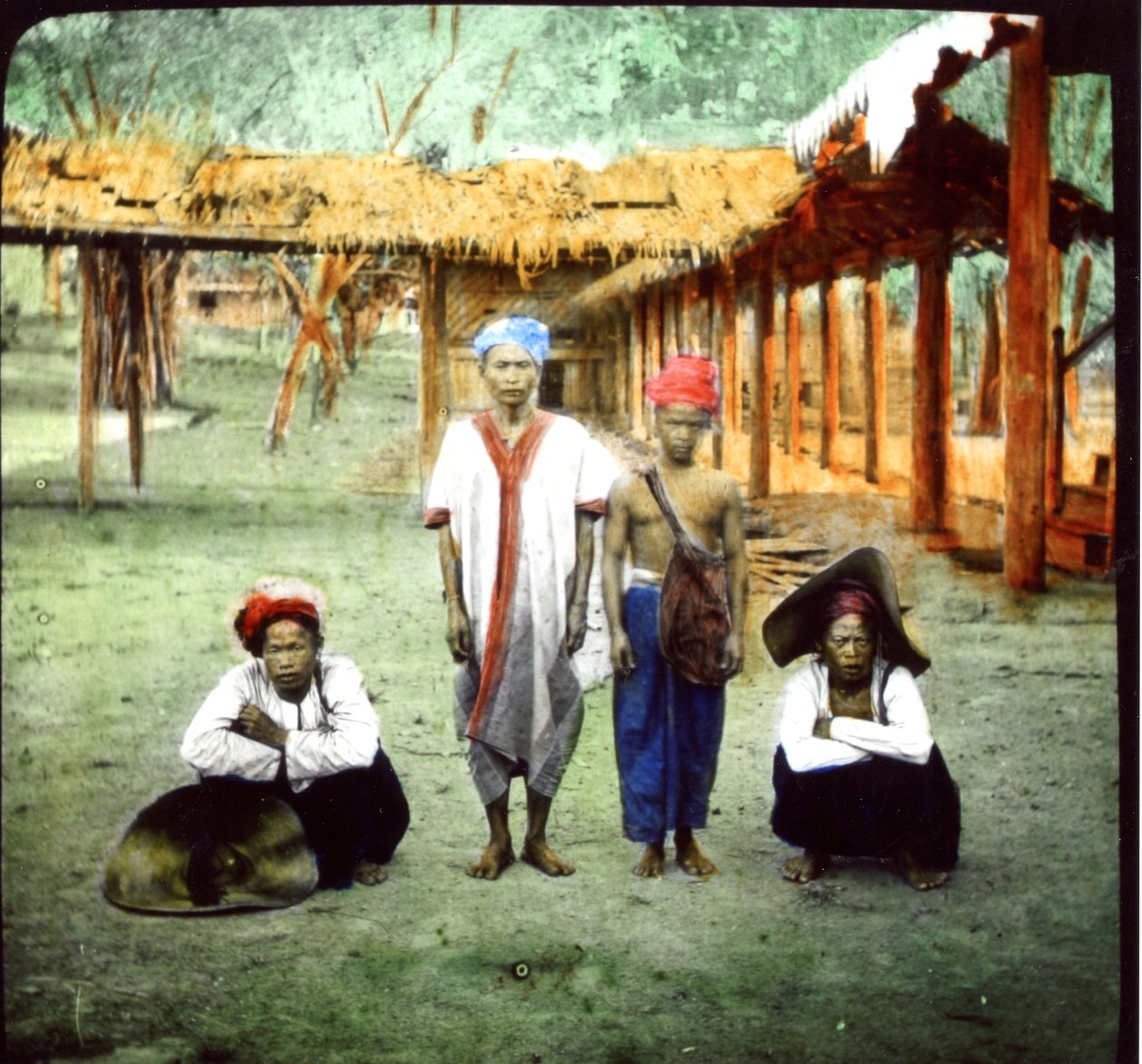Família Shan, c.1880s de Unknown