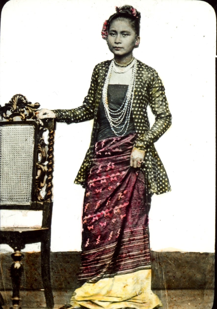 Mulher birmanesa, c.1880s de Unknown