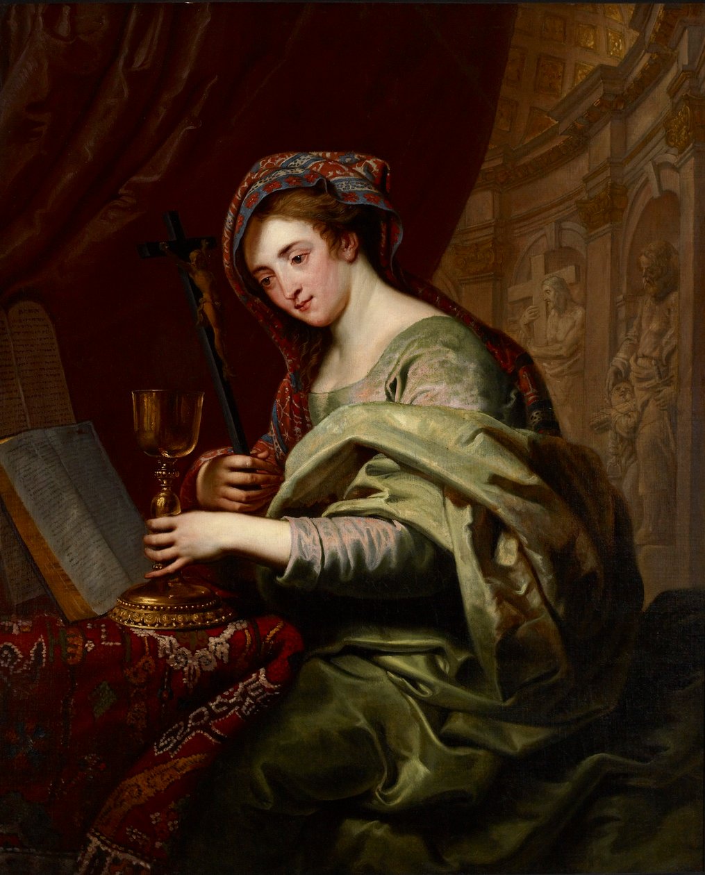 Fé, c. 1675-1700. Artistas: Desconhecido, Anon. de Unbekannt