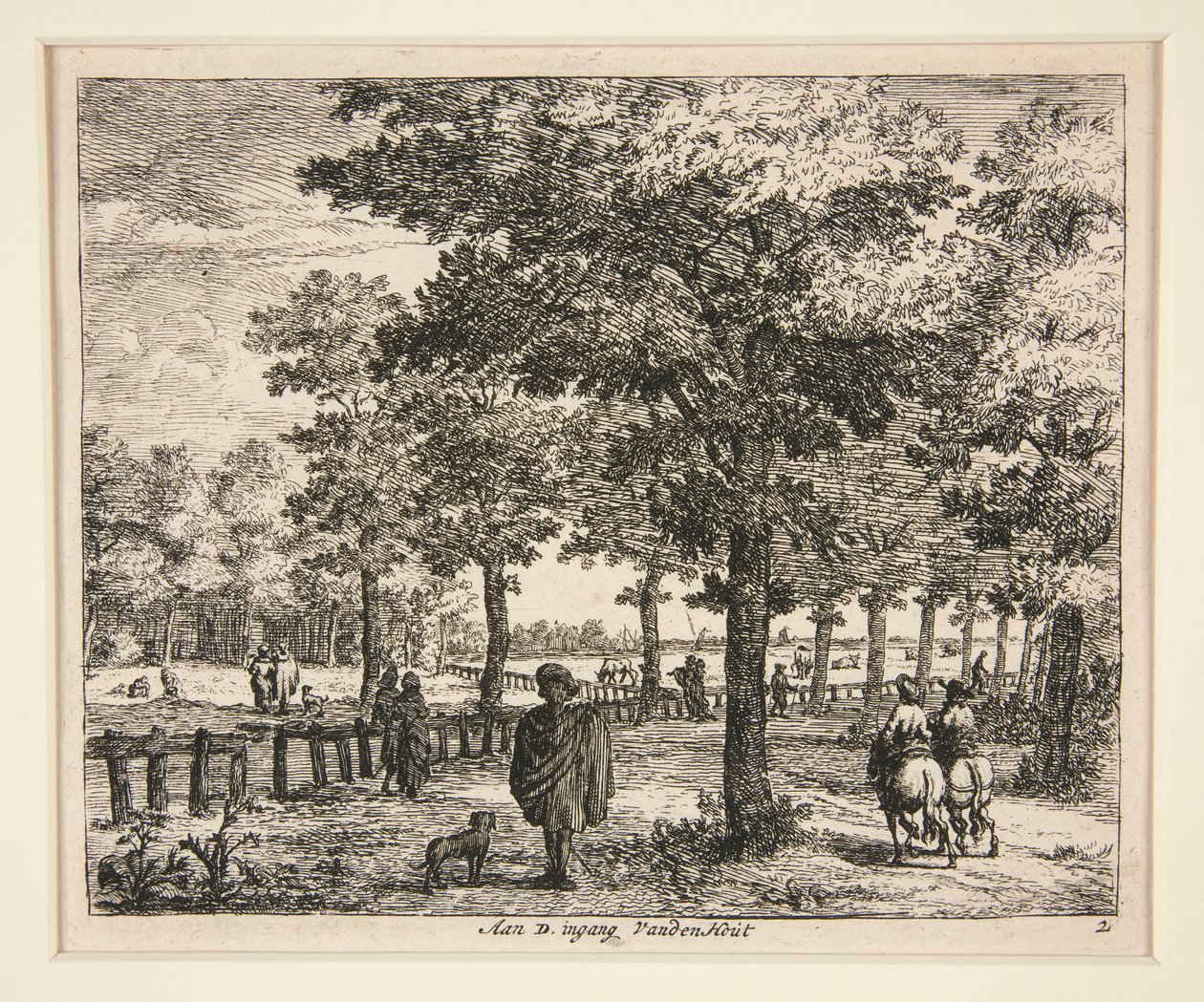 Aan d. ingang Vanden Harit (Na entrada do Vanden Harit) de Unknown