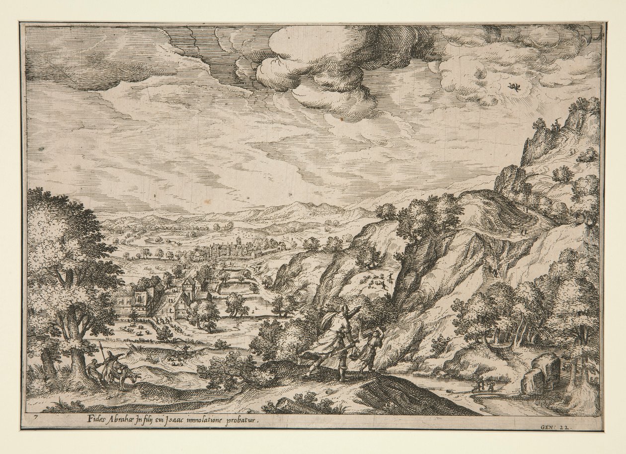 Abraão e Isaac de Unknown