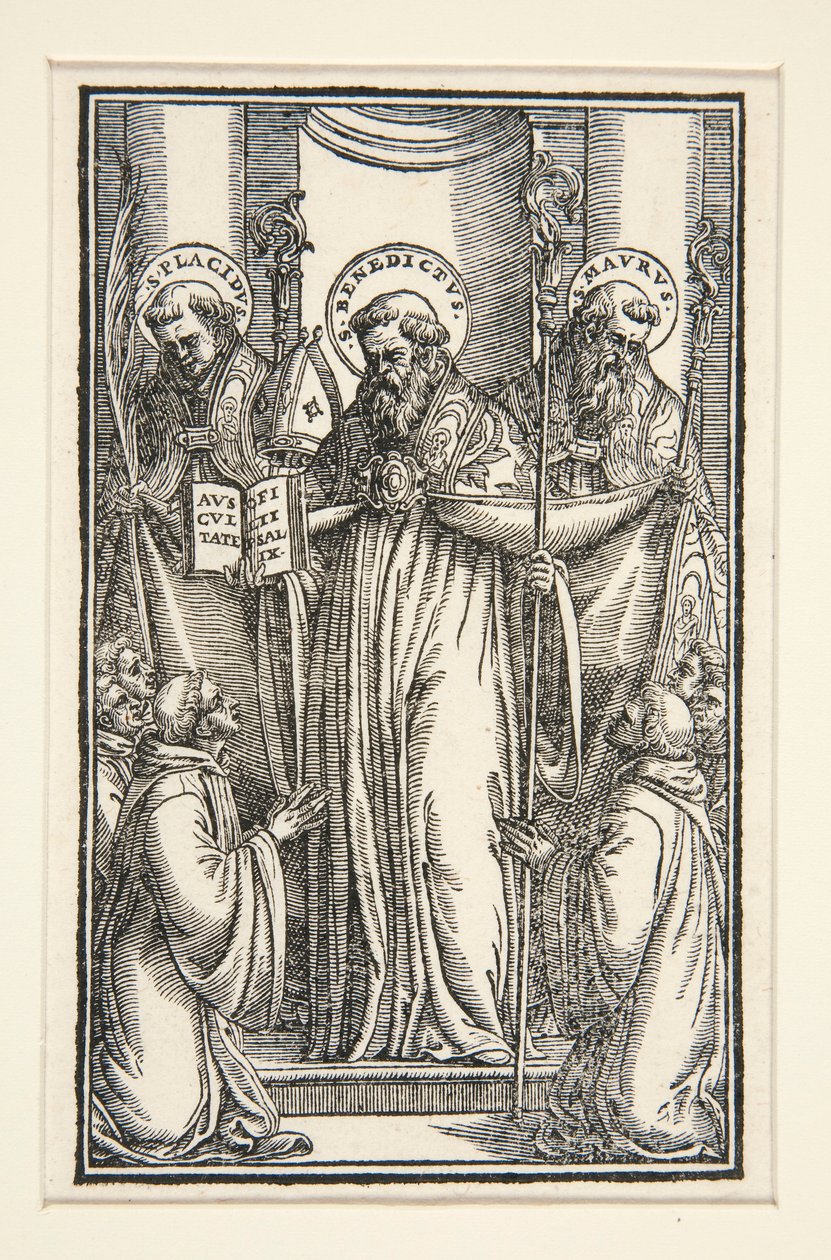 Ilustração de livro com três santos de Unknown