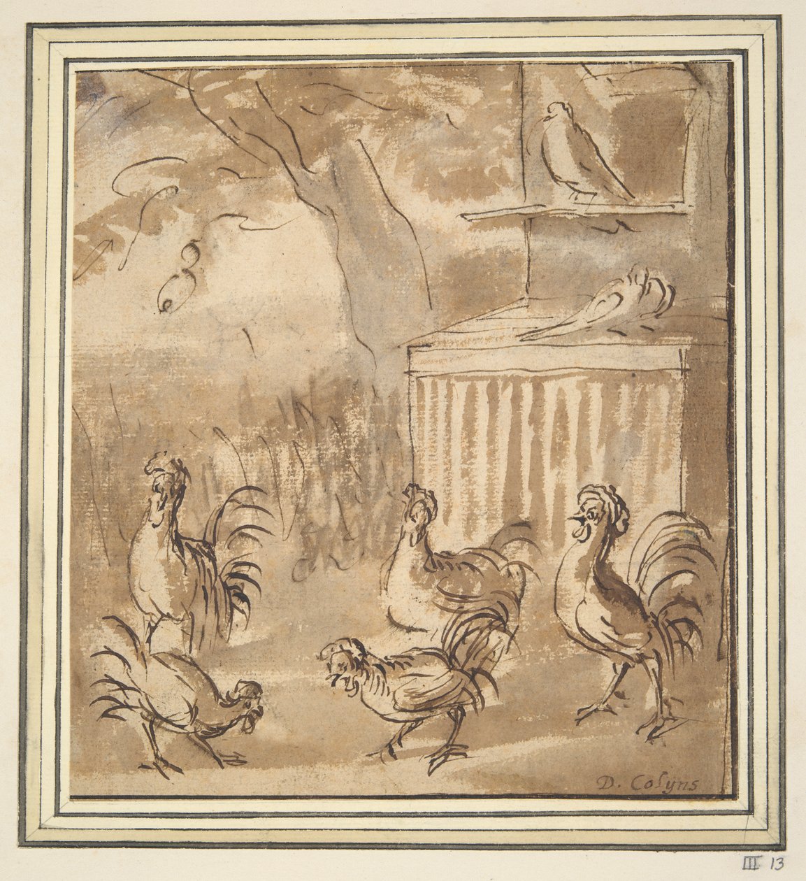 Galos e Pombos de Unknown