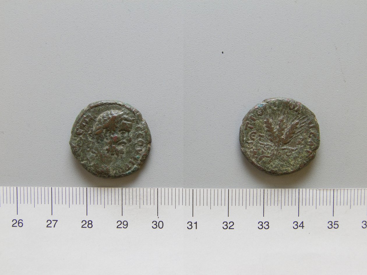 Moeda de Septimius Severus, Imperador de Roma de Cesareia, Capadócia de Unknown