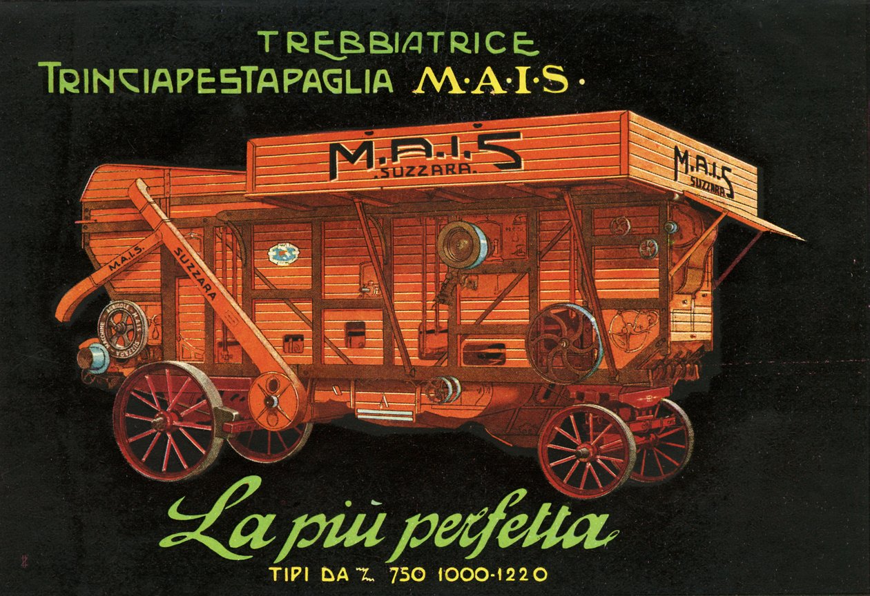 Maquinário de Fazenda. Suzzara, 1925 de Unknown