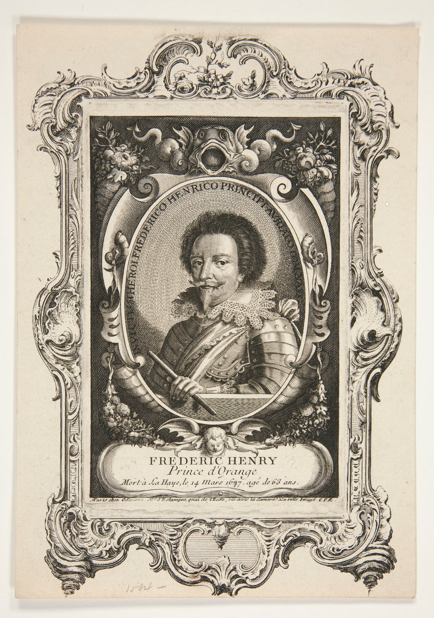 Frederic Henry, Príncipe de Orange, morreu em Haia, 14 de março de 1677, aos 63 anos de Unknown