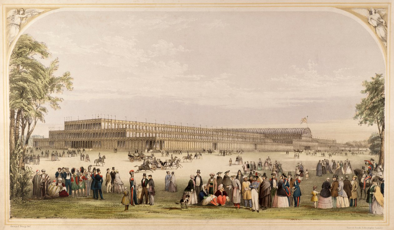 Grande Exposição, Palácio de Cristal, Hyde Park, Londres, 1851 de Unknown