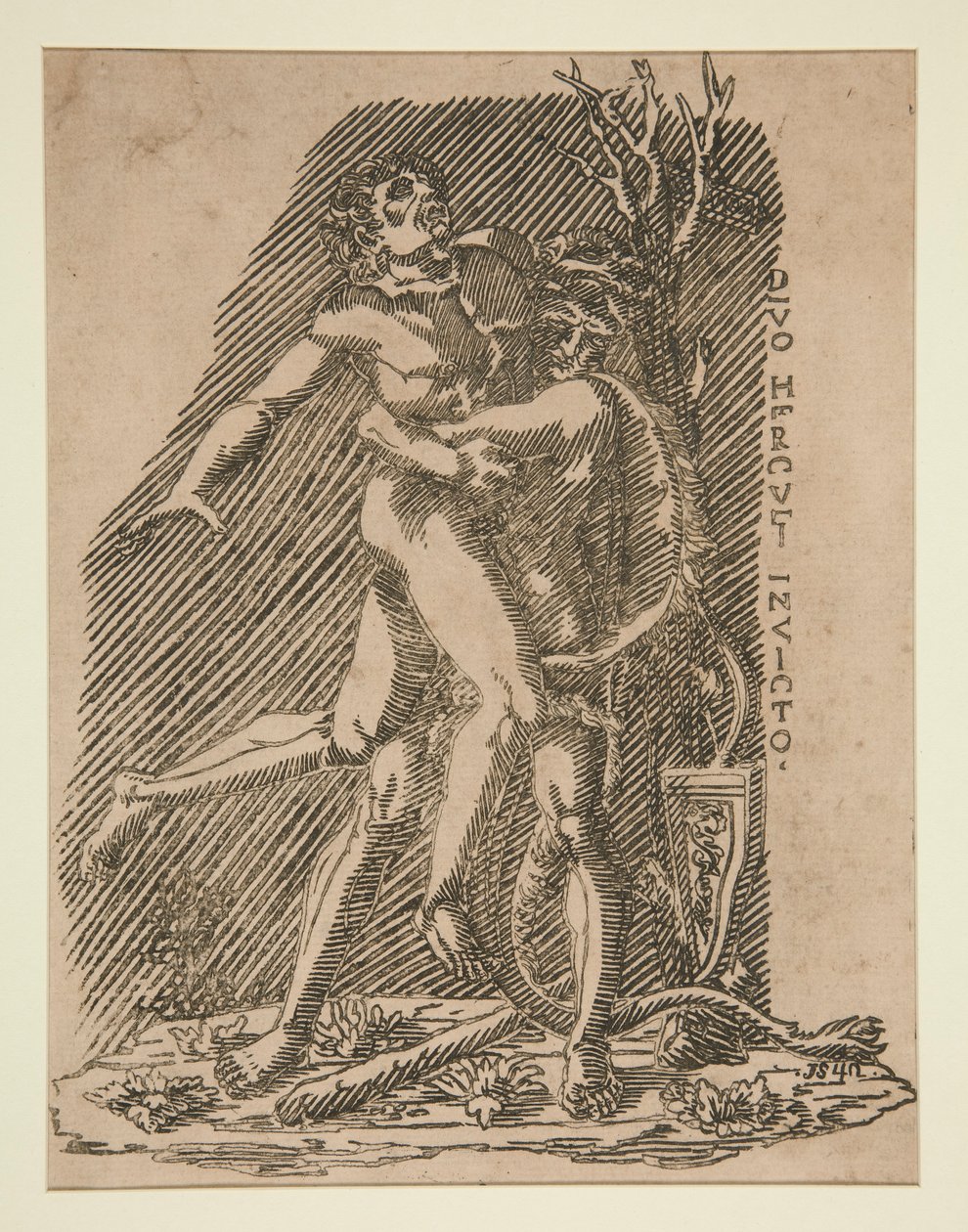 Hércules e Anteu de Unknown