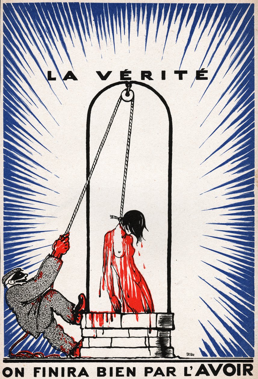 La Verite pendue. A verdade enforcada. de Unknown